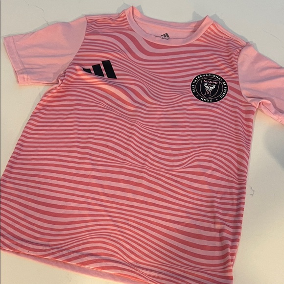 Adidas Kids Pink Wave Soccer Jersey - Picture 1 of 3